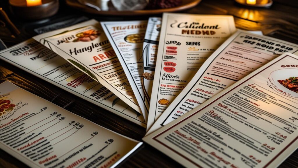 menus